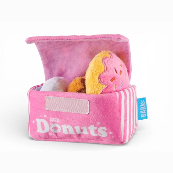 Bark Other - BARK Dog Toys Barker's Dozen Donuts Interactive Hide and Seek Plush Squeak Toy